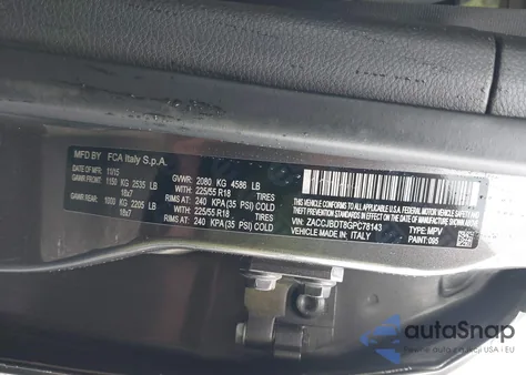 2016 Jeep Renegade Limited из США, поврежденный, VIN ZACCJBDT8GPC78143